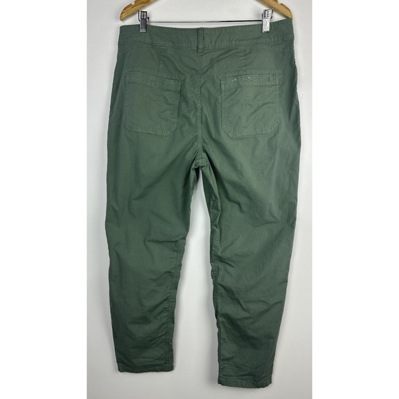 Pilcro Anthropologie The Wanderer Mid-Rise Relaxed-Leg Pants Green Size 33 - Picture 10 of 13